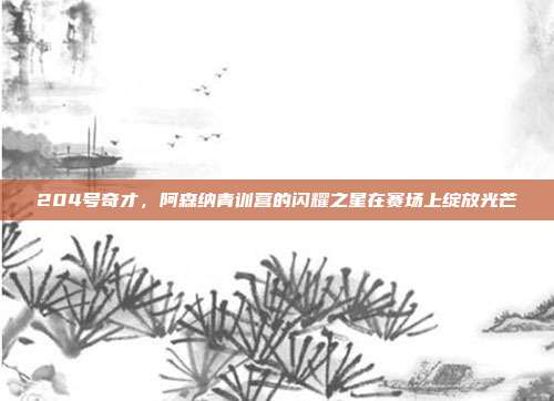 204号奇才，阿森纳青训营的闪耀之星在赛场上绽放光芒